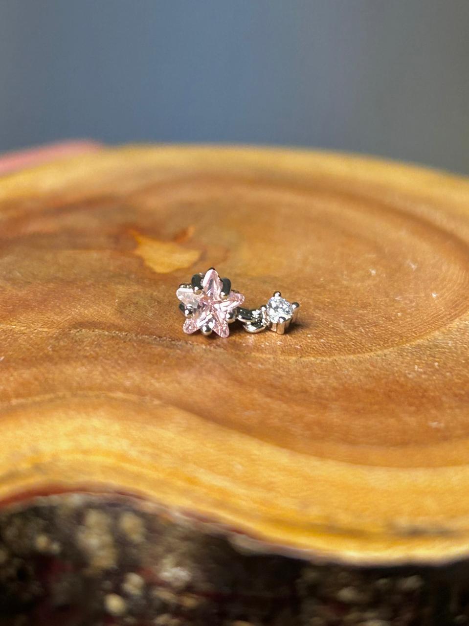 Sparkling Star Dangle Piercing