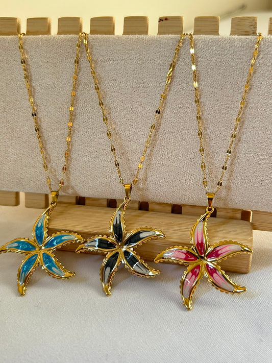 Ocean Breeze Starfish Necklace