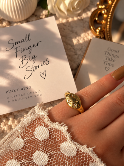 Celestial Star Pinky Ring