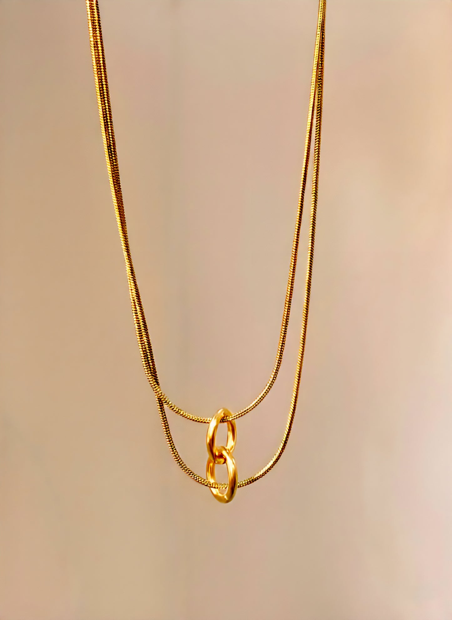Elegant Minimalist Link Necklace