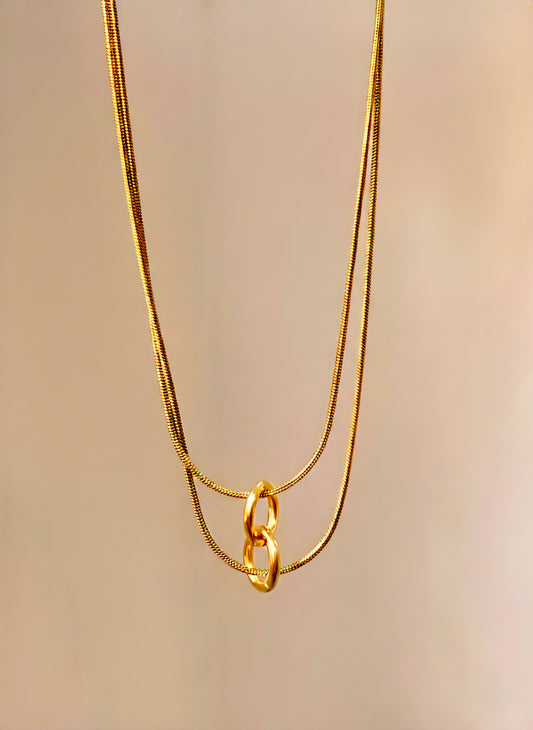Elegant Minimalist Link Necklace