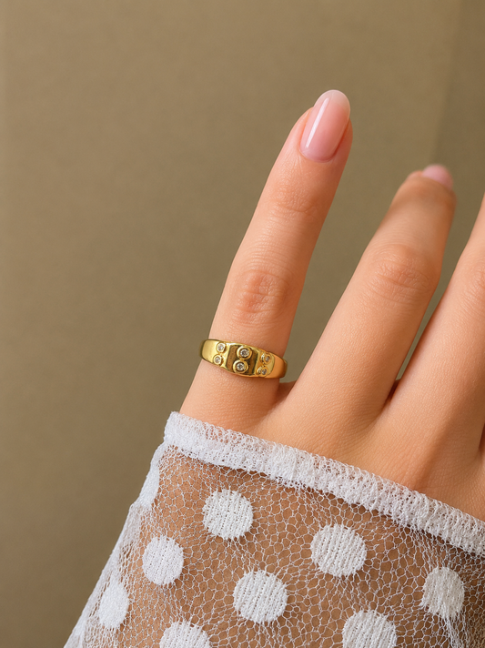 Constellation Signet Pinky Ring