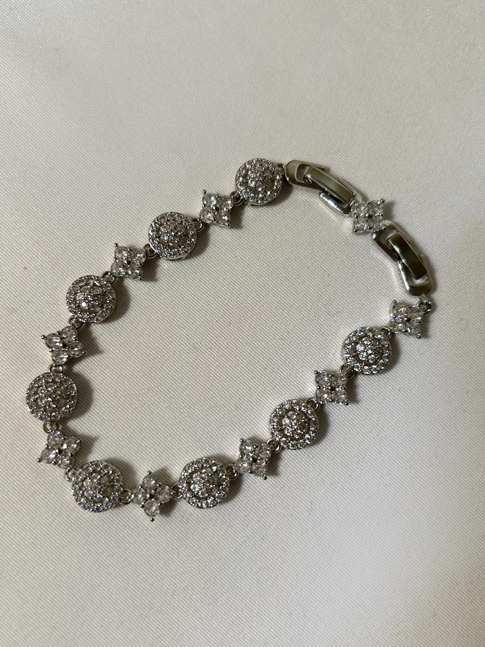 Celestial Blossom Tennis Bracelet