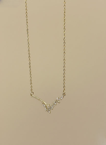 Radiant Crystal Drop Necklace