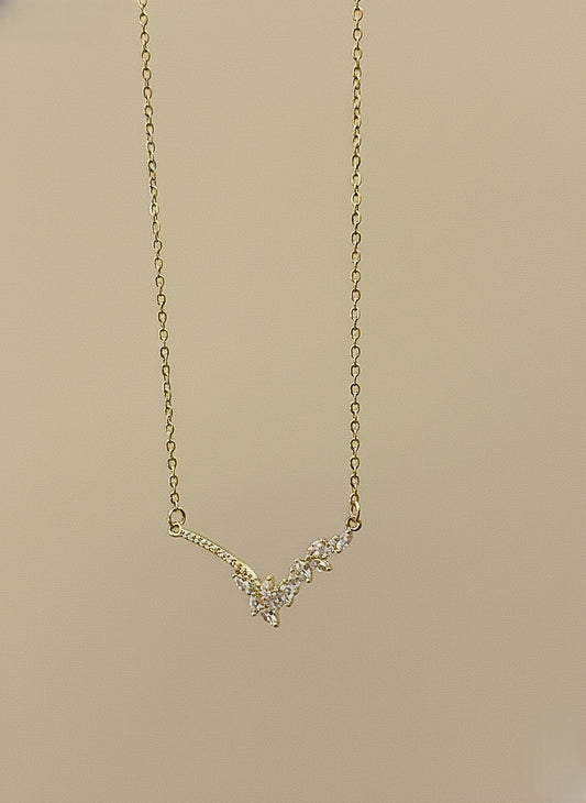 Radiant Crystal Drop Necklace