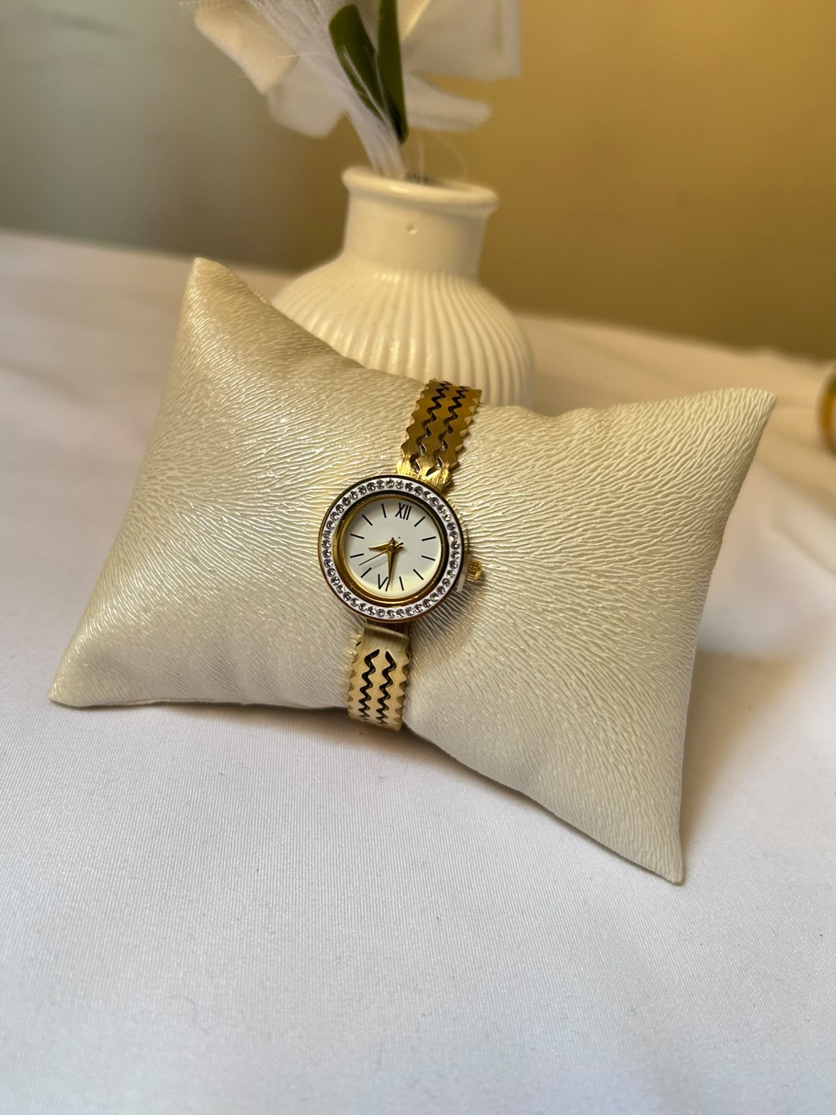 Zigzag Textured Bracelet Watch