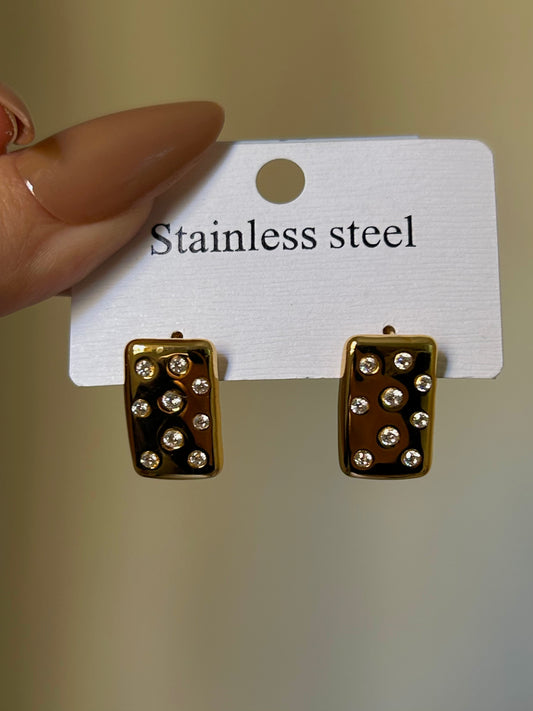 Glistening Rectangular Studs