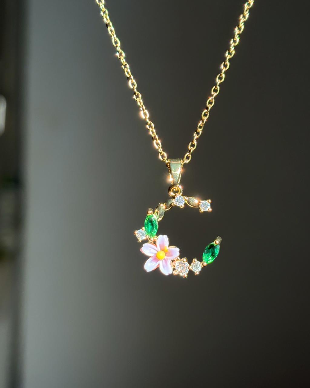 Colorful Floral Pendant