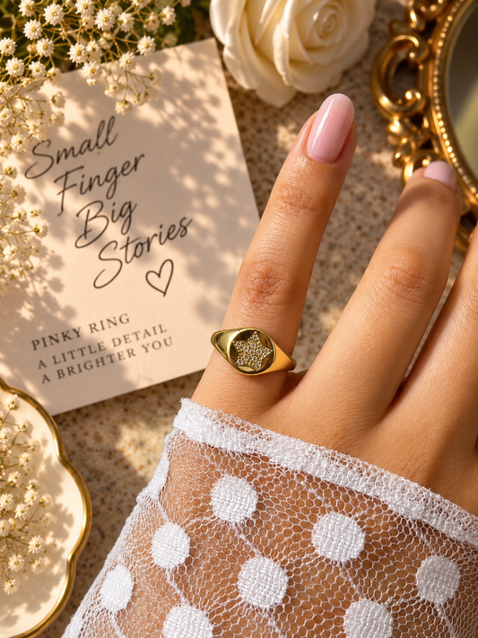 Celestial Star Pinky Ring