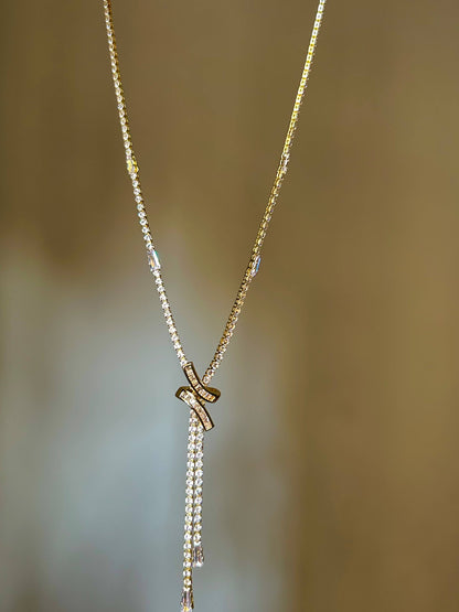 Infinite Sparkle Y-Necklace