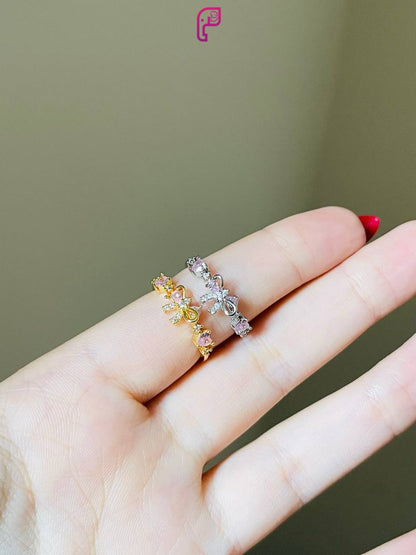 Delicate Bow Rings