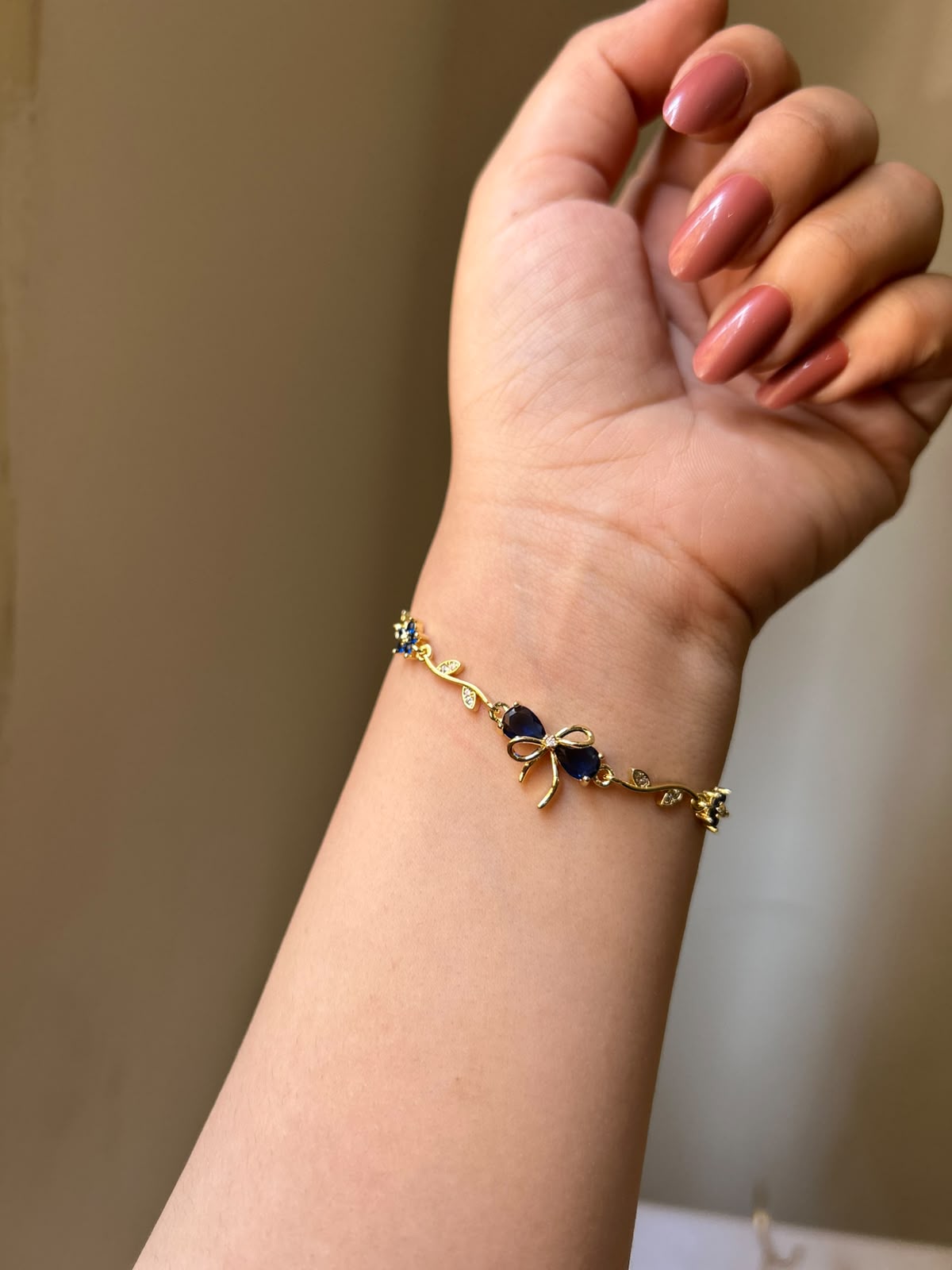 Colorful Ribbon Flower Bracelet