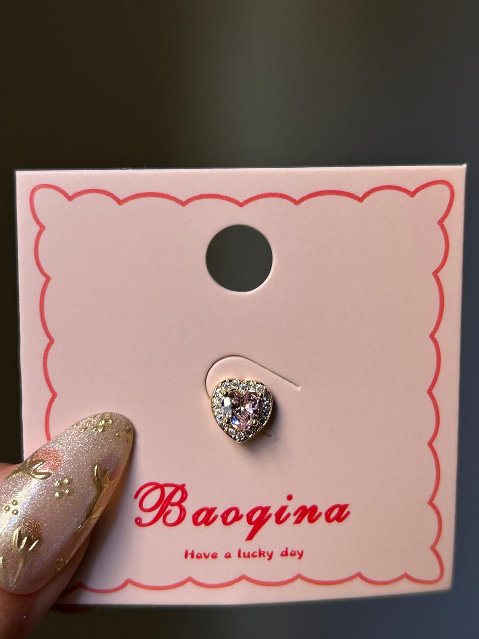 Pink Heart Radiance Piercing