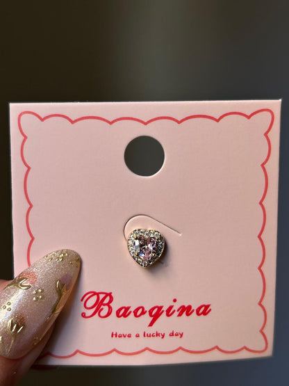 Pink Heart Radiance Piercing