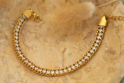Grommet Tennis Bracelet