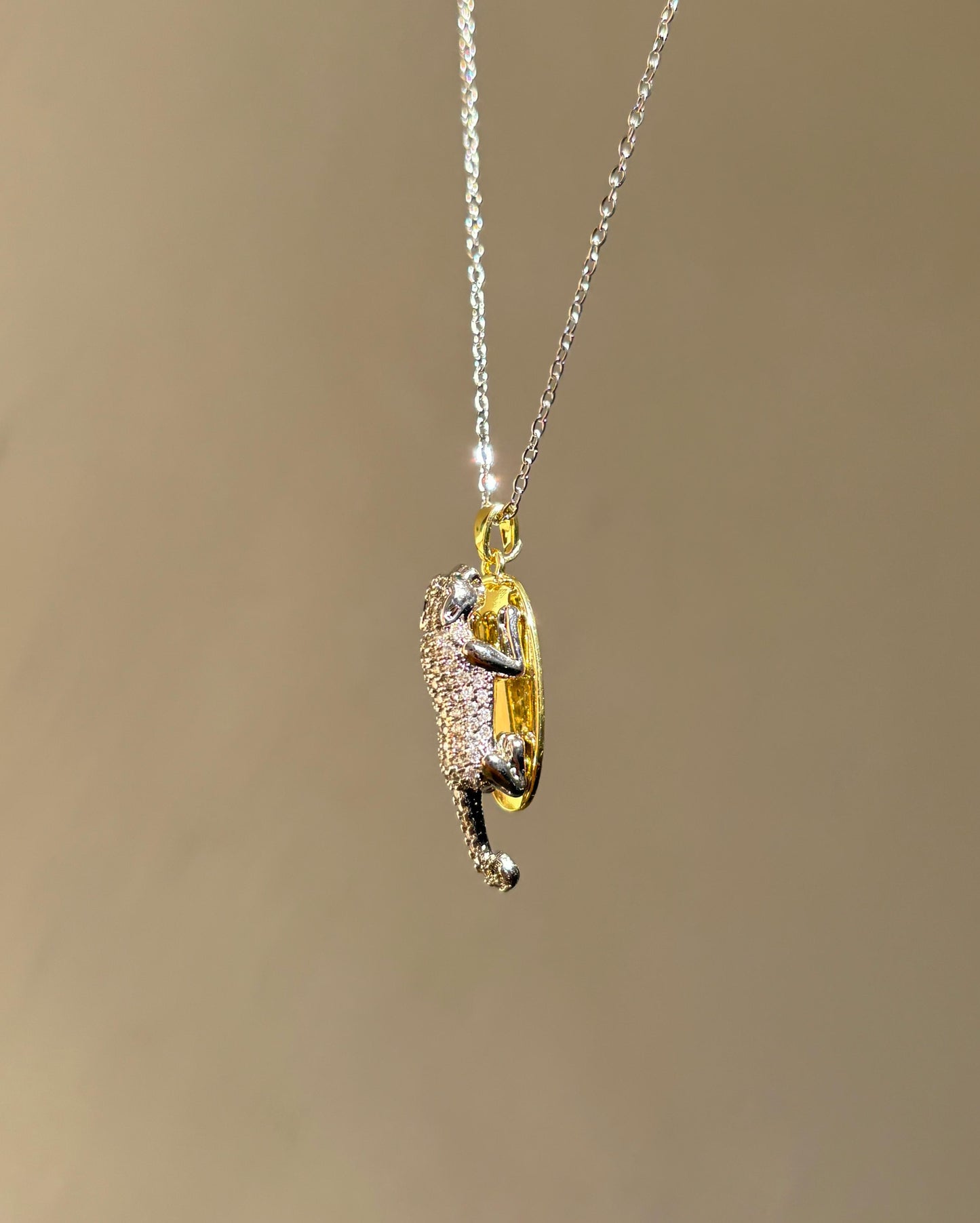Sleek Leopard Necklace