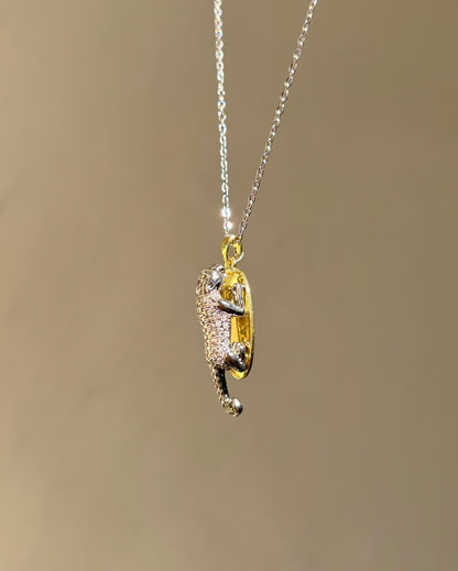 Sleek Leopard Necklace