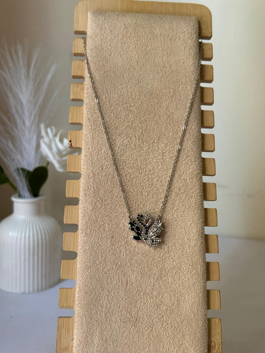 Midnight Swan Duo Necklace