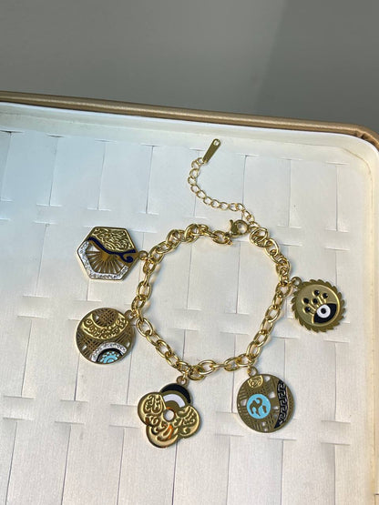 Heritage Gold Charm Bracelet