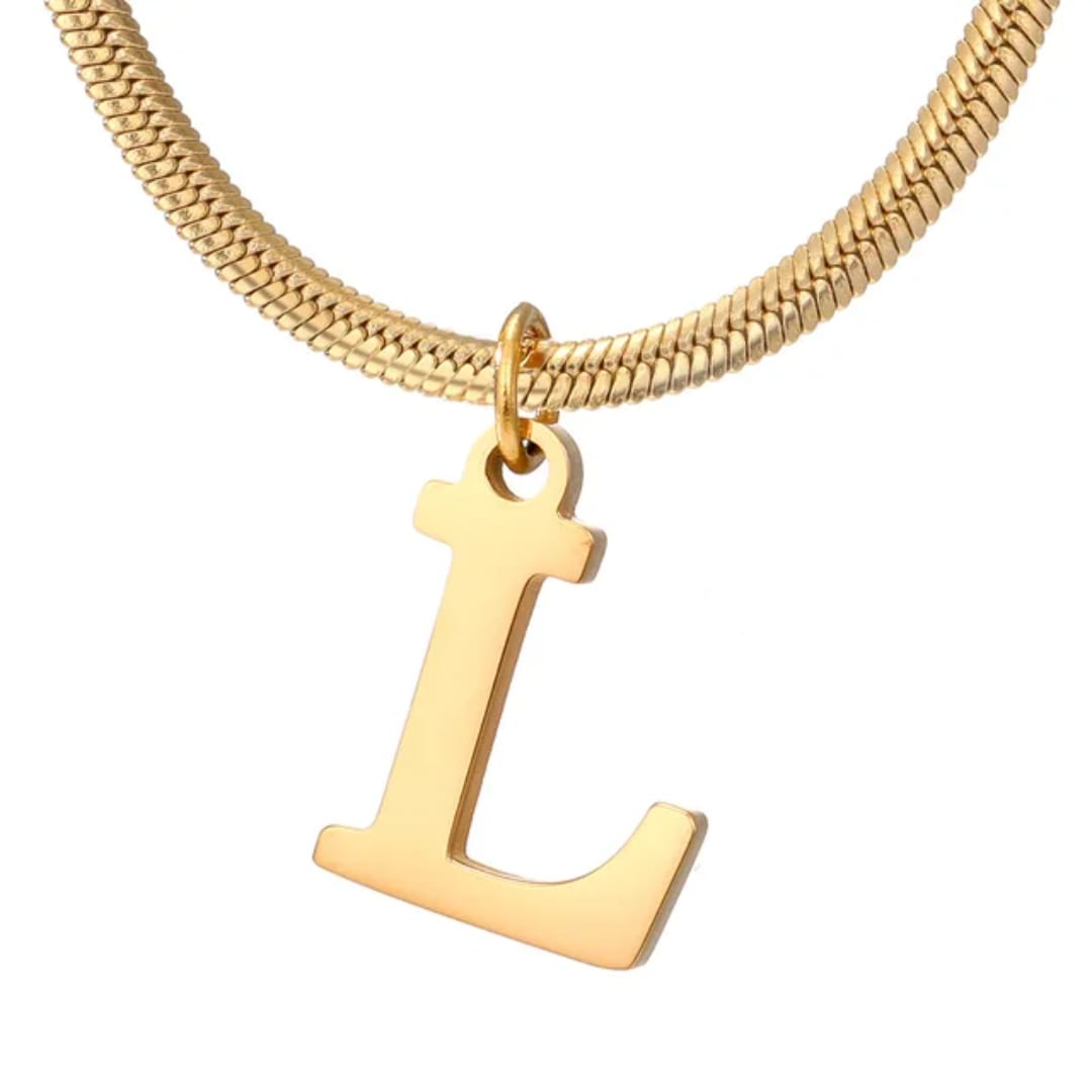 Golden letters Necklace