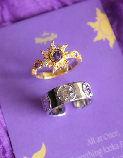 Rapunzel & Flynn Couples Rings