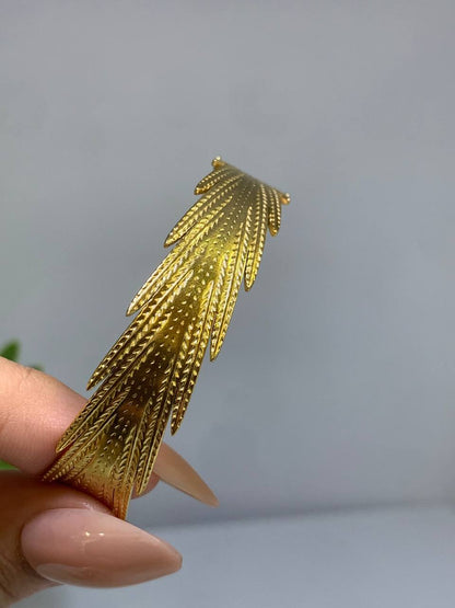 Golden Feather Cuff