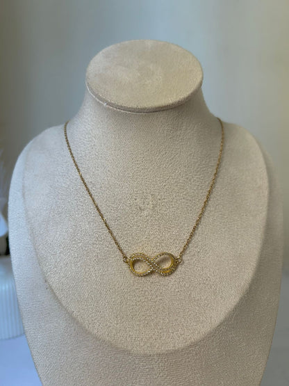 Eternal Sparkle Infinity Necklace
