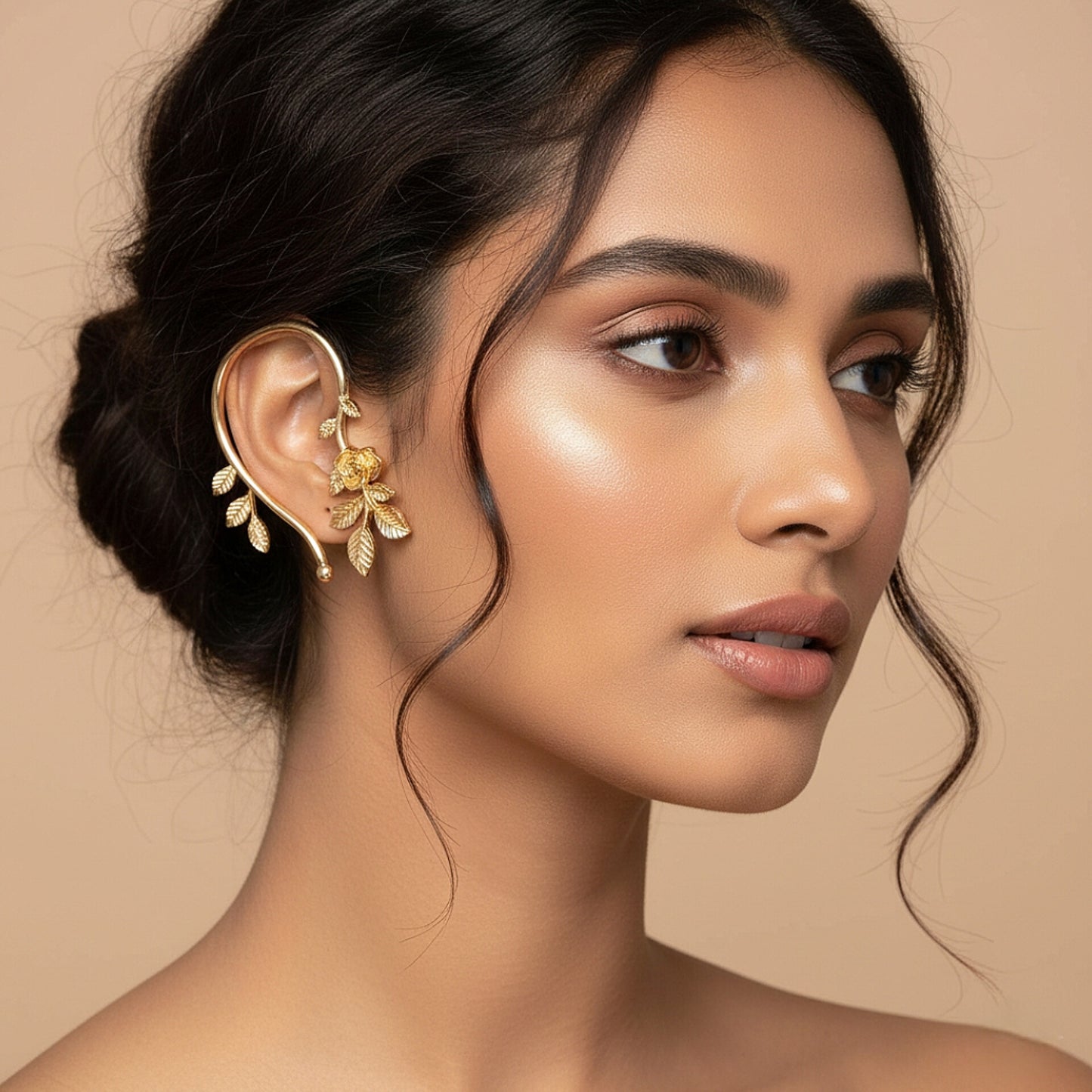 Golden Branch Cuff