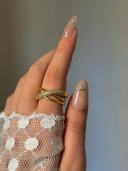 Sparkling Lines Ring