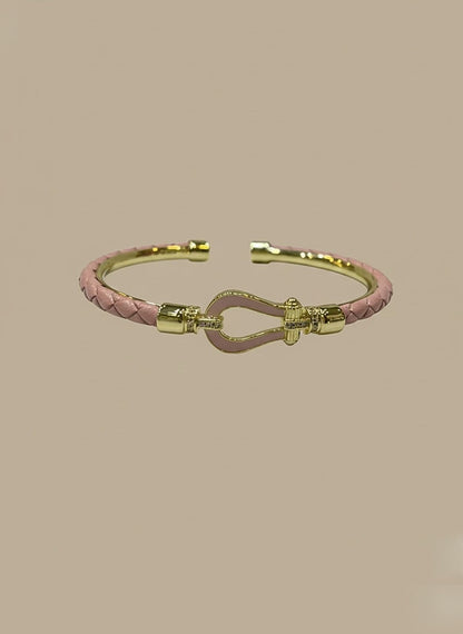 Midnight & Blush Enamel Cuffs