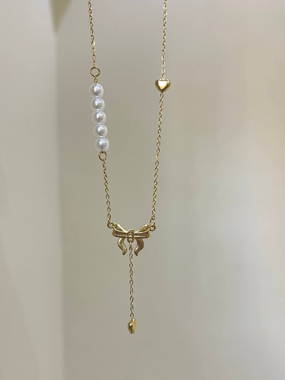 Heart and Bow Pendant