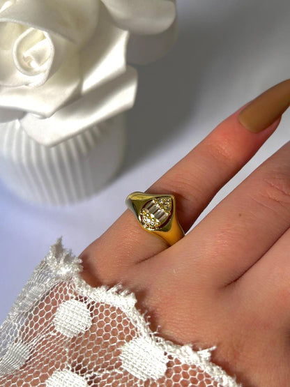 Royal Baguette Pinky Signet