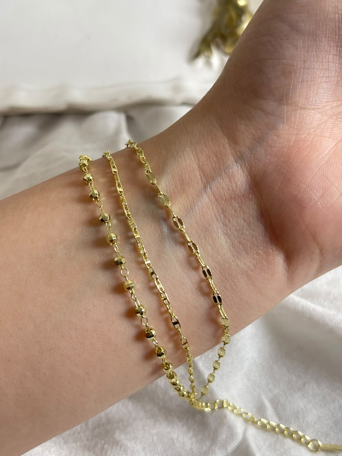 Multi-Strand Gold Layered Bracelet