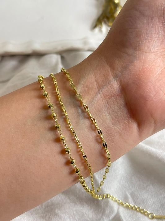Multi-Strand Gold Layered Bracelet