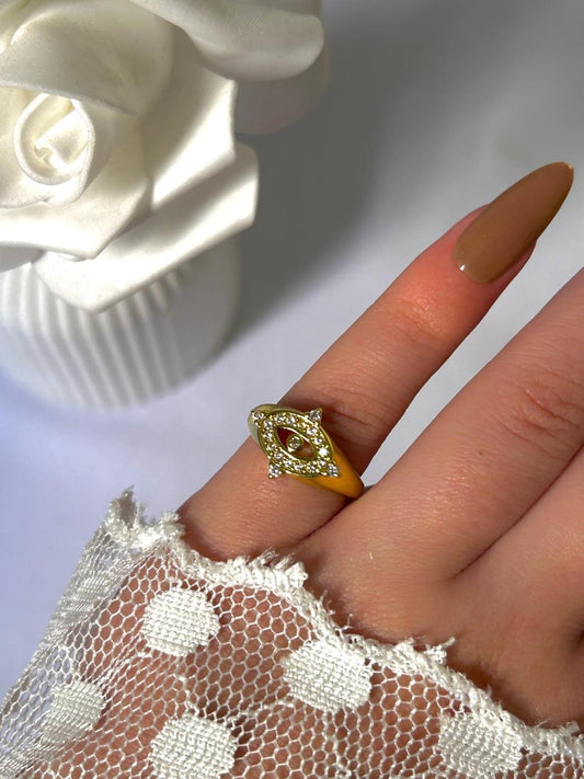 Mystic Eye Pinky Signet