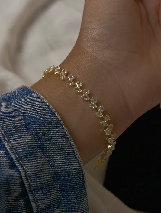 Dazzling Zircon Tennis Bracelet