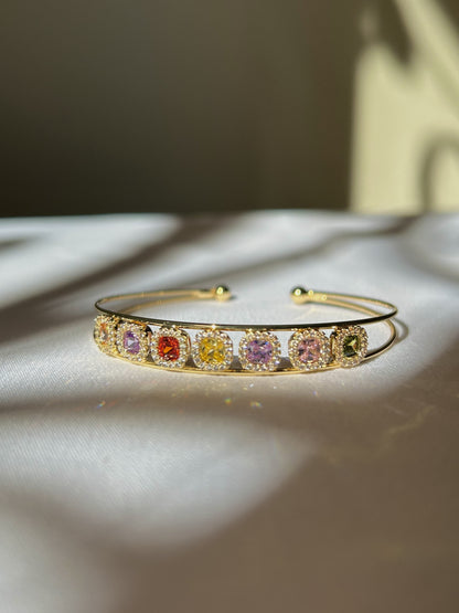 Rainbow Halo Cuff