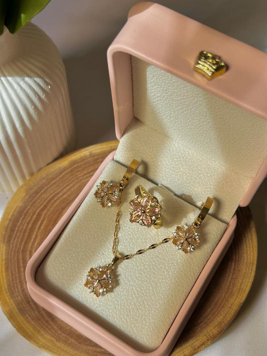 Mulan Spinning Floral Set