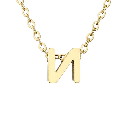 Golden letters Necklace