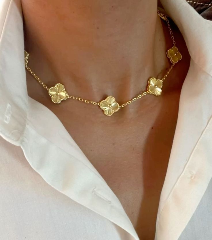 Lucky Clover Link Necklace