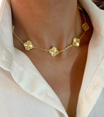 Lucky Clover Link Necklace