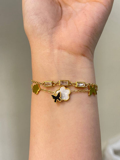 Majestic Butterfly Chain Bracelet