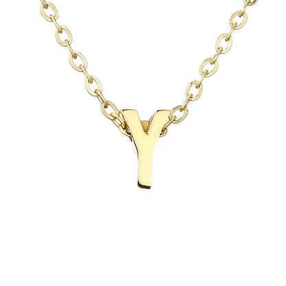 Golden letters Necklace
