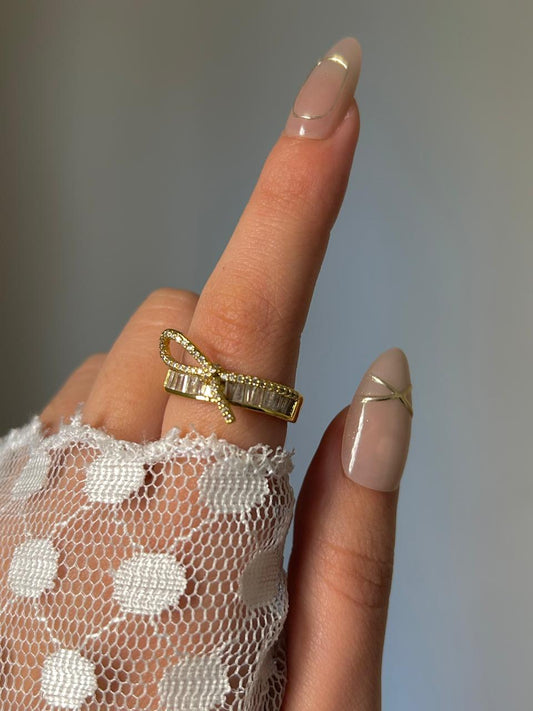 Sparkle Knot Ring