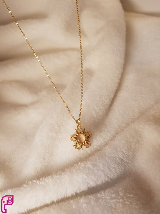 Rapunzel Golden Sun Necklace