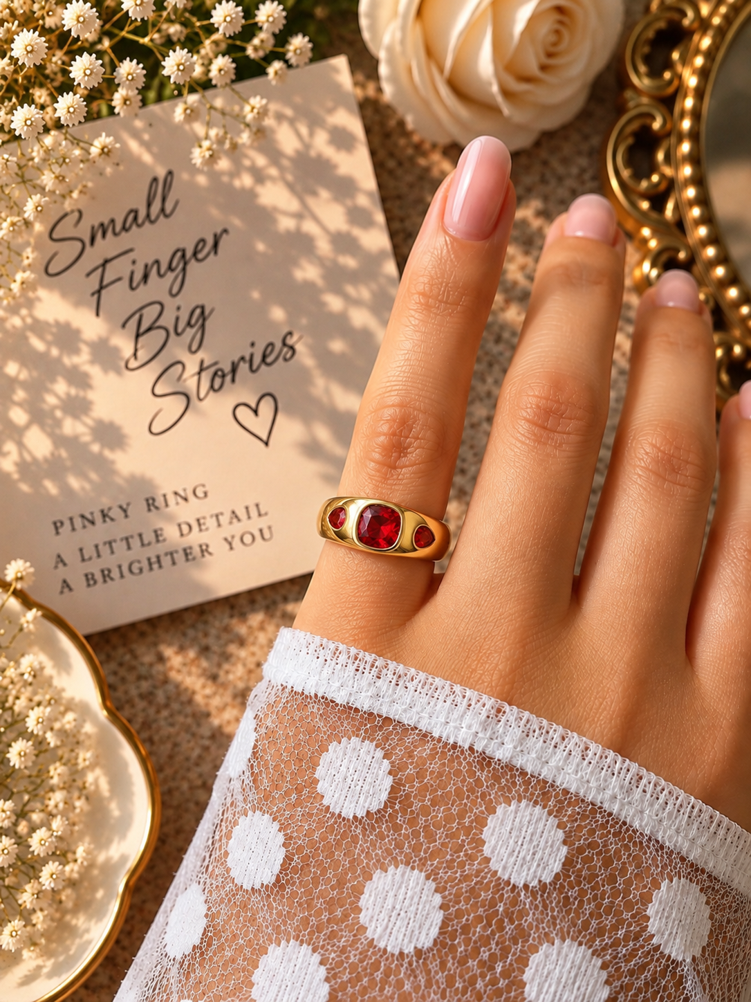 Royal Gem Pinky Ring