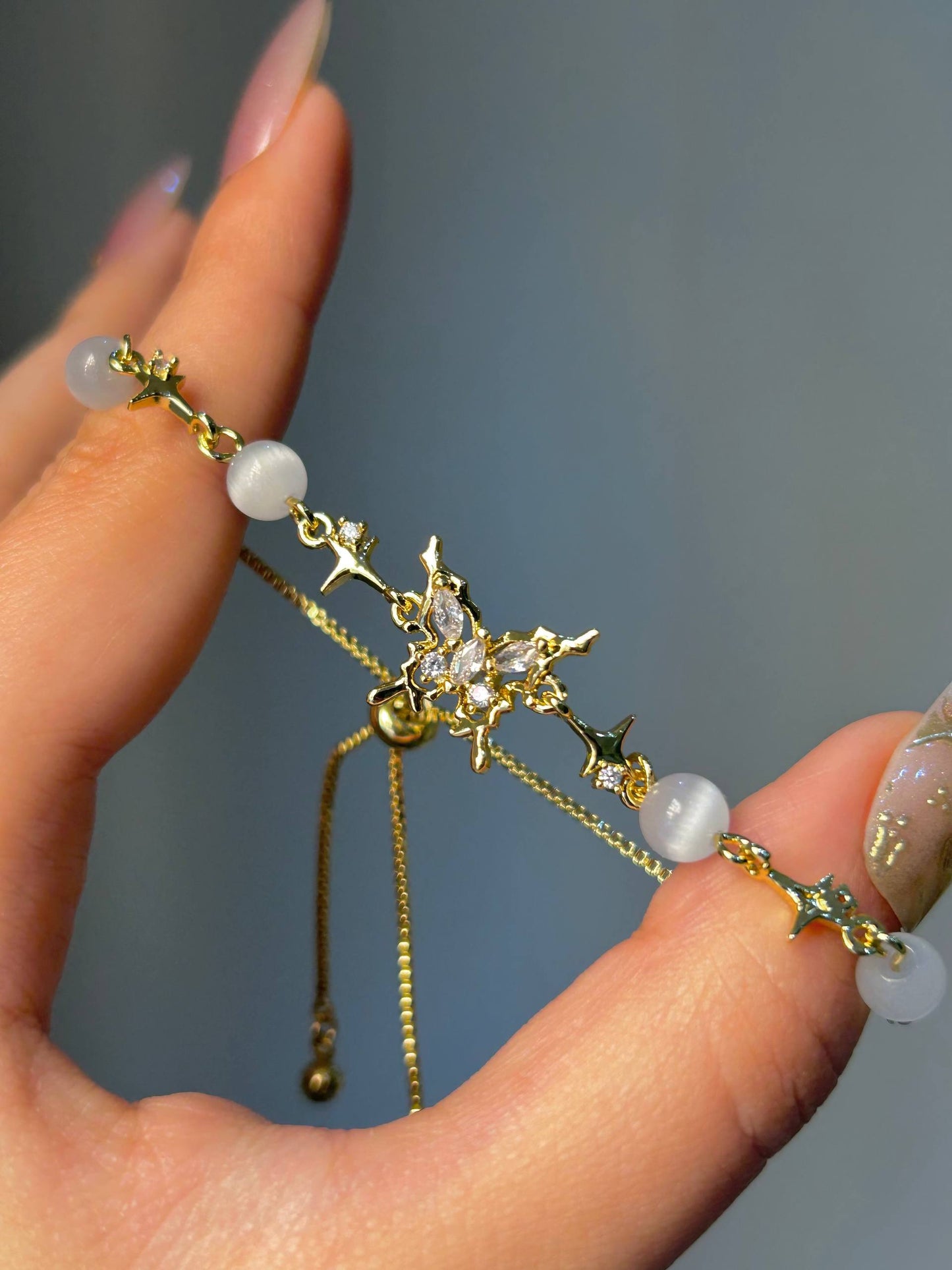 Celestial Butterfly Charm Bracelet