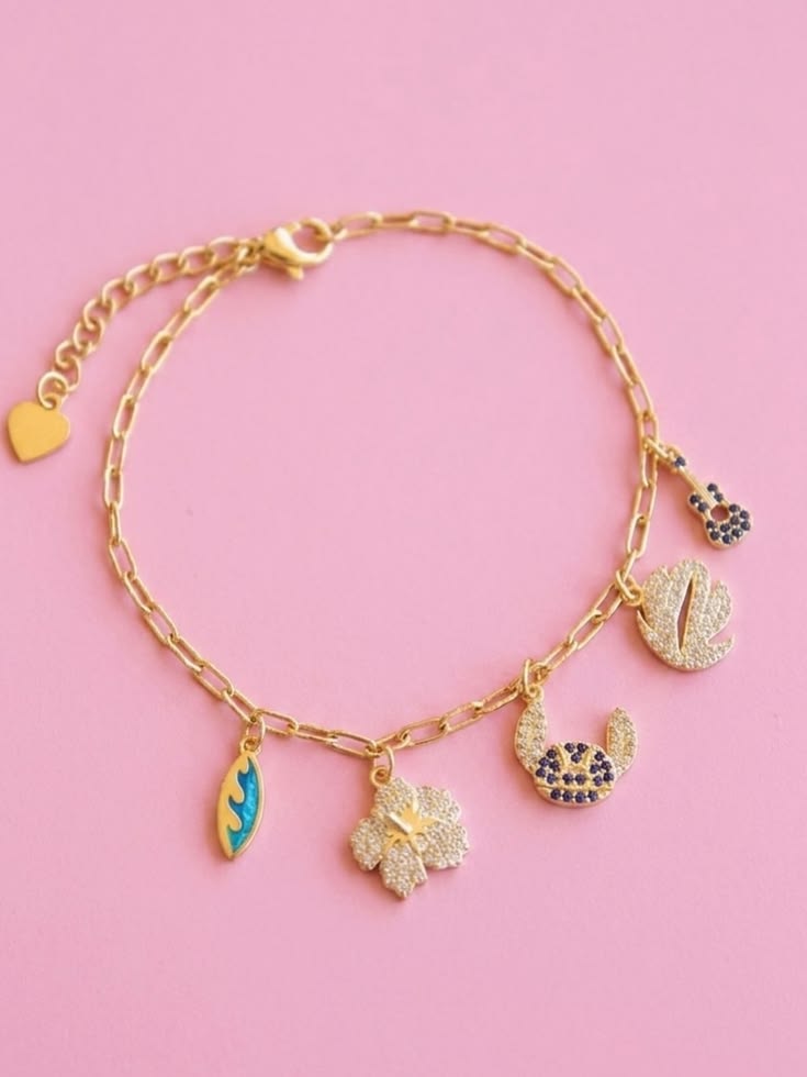Lilo & Stitch Charm Bracelet