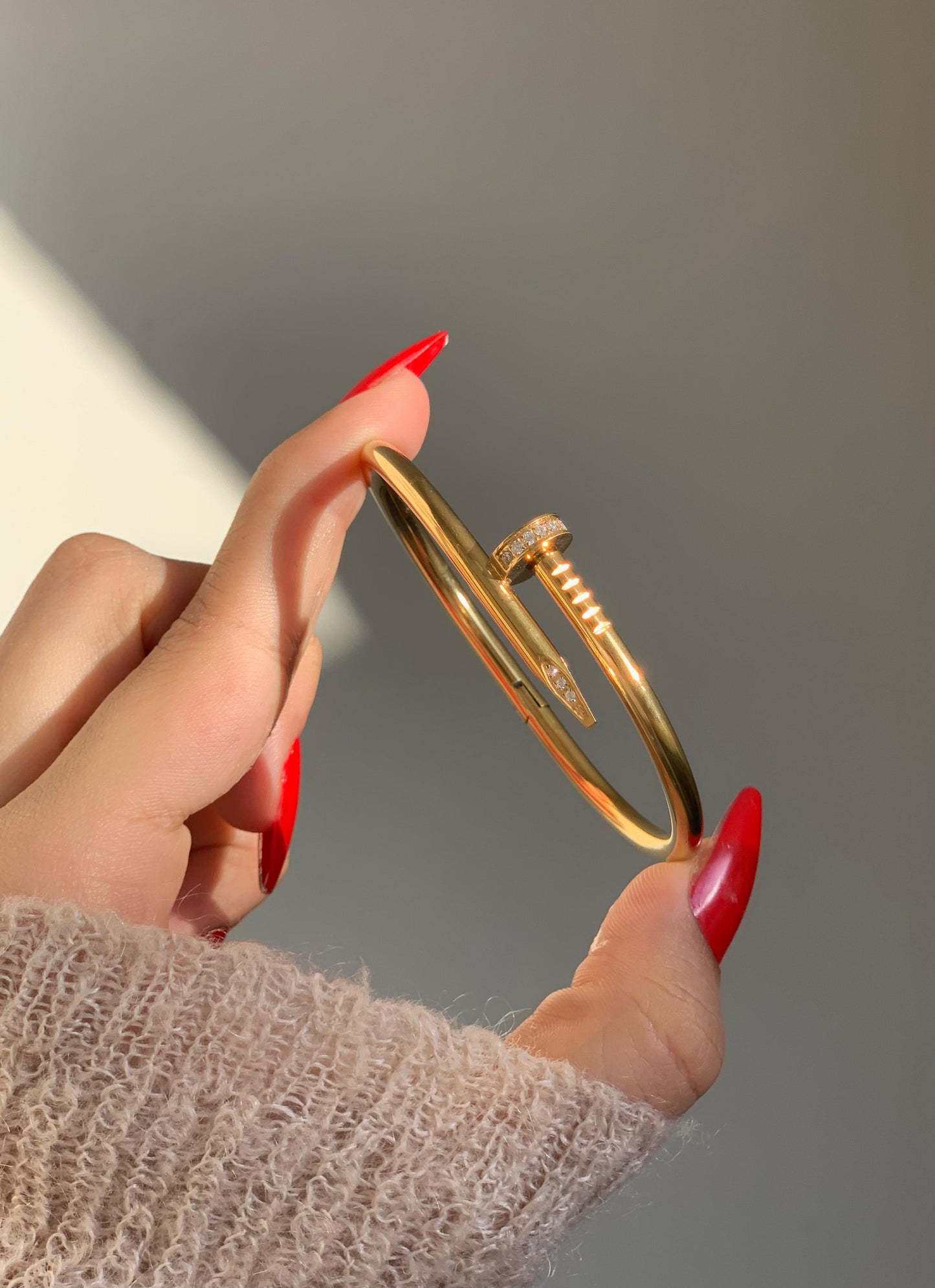 Modern Wrap Gold Bangle