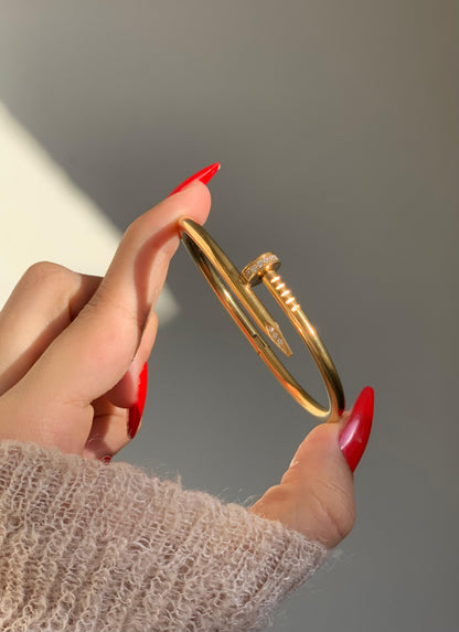 Modern Wrap Gold Bangle